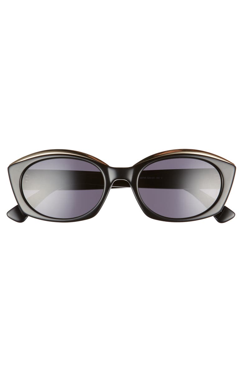 Moschino Core 53mm Oval Sunglasses, Alternate, color,