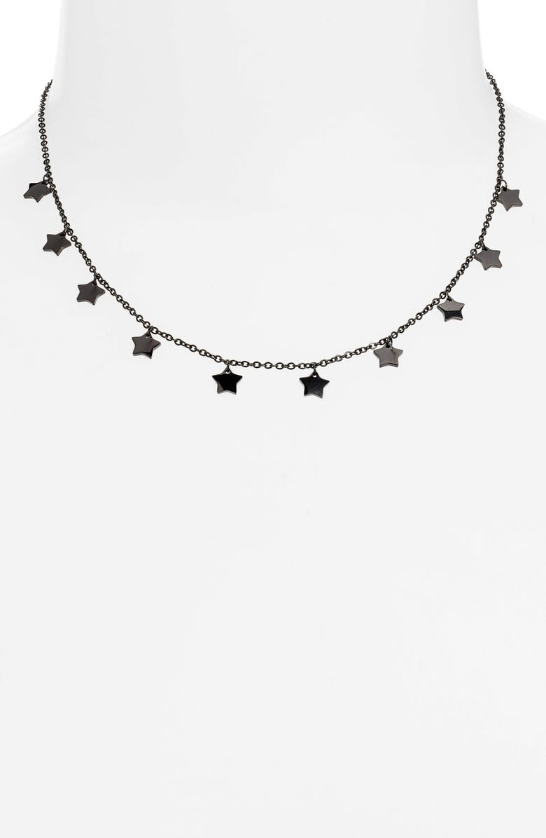 Knotty Stars Charm Necklace, Alternate, color,