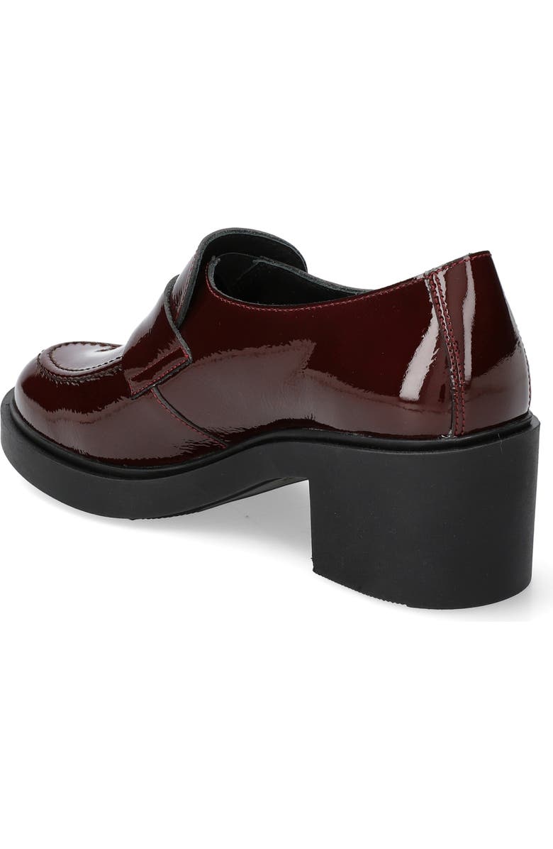 Mephisto Pamelia Patent Leather Loafer Pump, Alternate, color, Oxblood