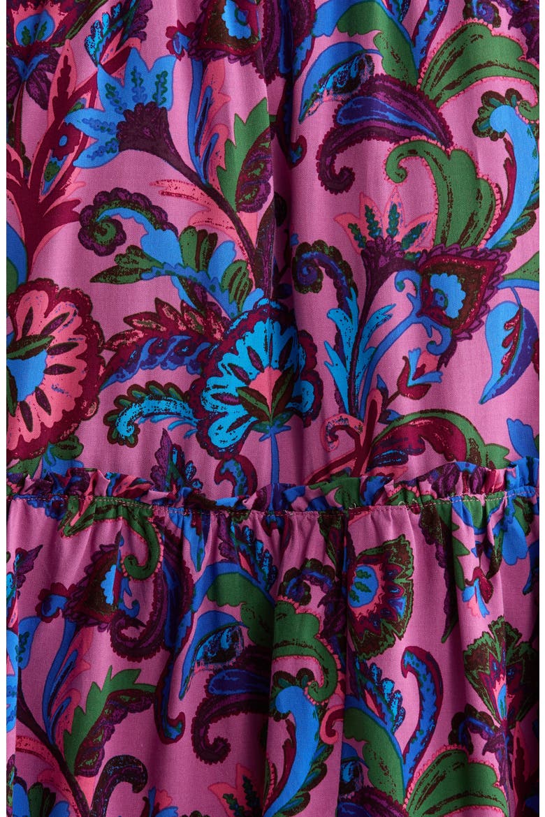 Valier Floral Long Sleeve Dress, Alternate, color, MAUVE-MULTI