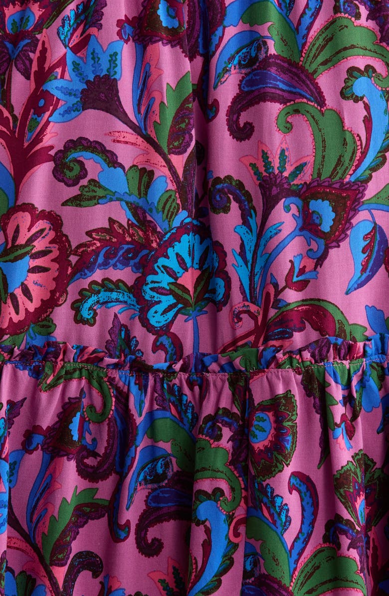 SUGARLIPS Valier Floral Long Sleeve Dress, Alternate, color, Mauve-Multi