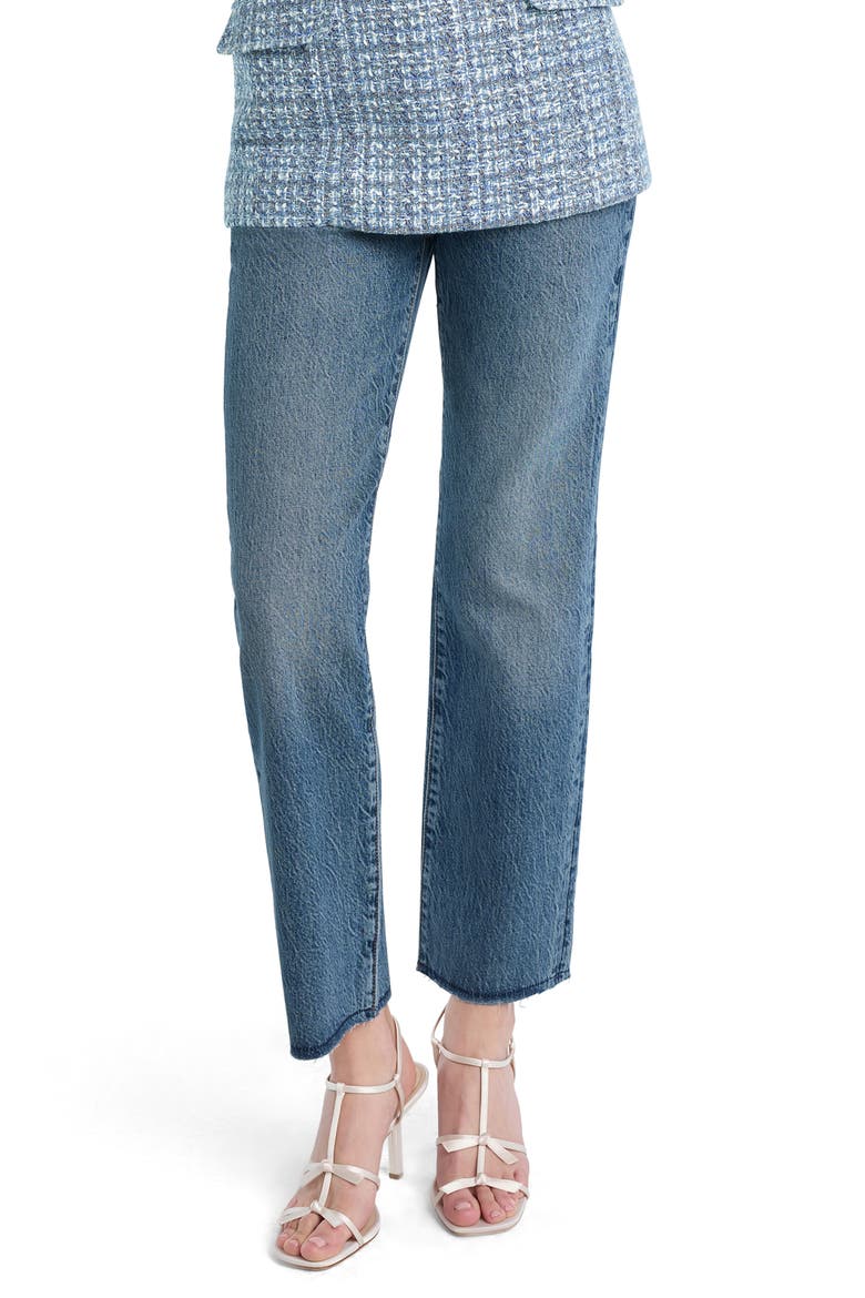 The Otto Super High Waist Ankle Boyfriend Jeans, Main, color, STOWE