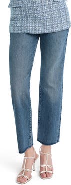 Favorite Daughter The Otto Super High Waist Ankle Boyfriend Jeans
