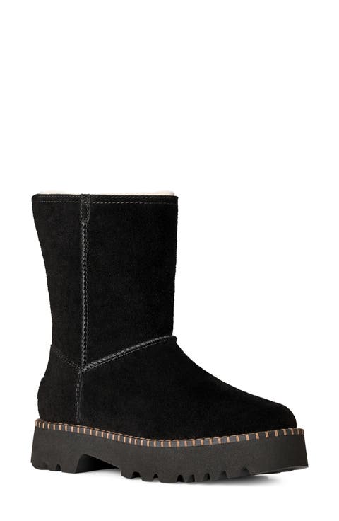 Uptowner Genuine Shearling Boot