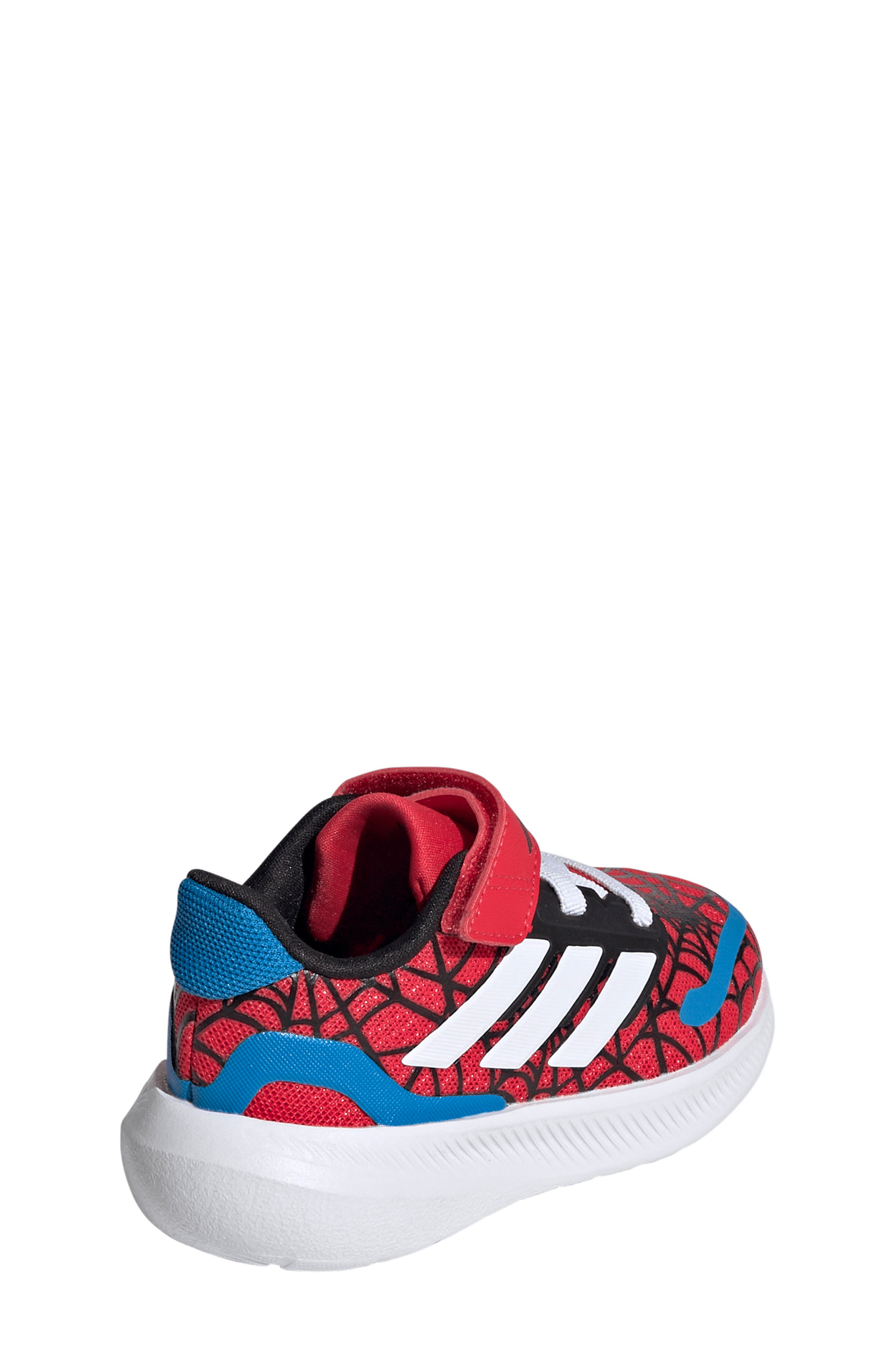 adidas Kids' Runfalcon x Marvel Spider-Man Sneaker, Alternate, color, Purrub/Ftw