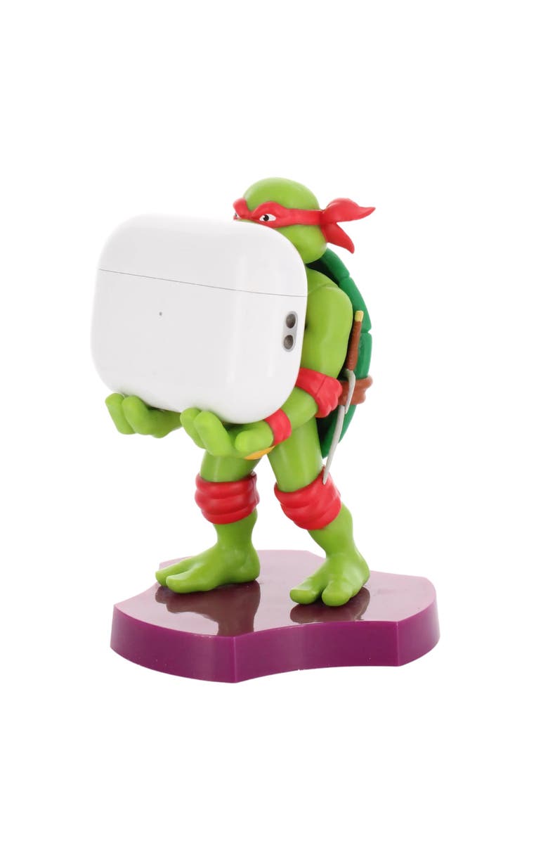Exquisite Gaming TMNT Raphael Earbud & Phone Holder, Alternate, color, Multicolored