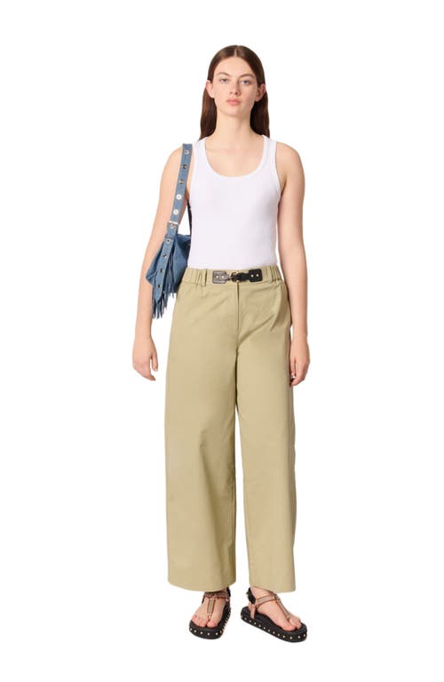 Maje Rib Knit Tank Top In White