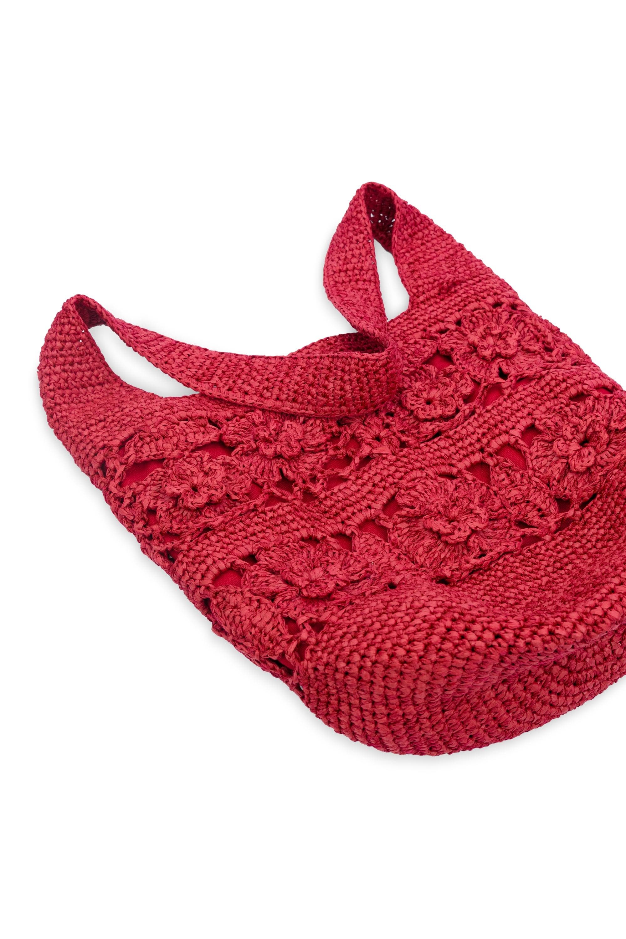 120 Hobo Bag, Alternate, color, Scarlet Tonal Flower