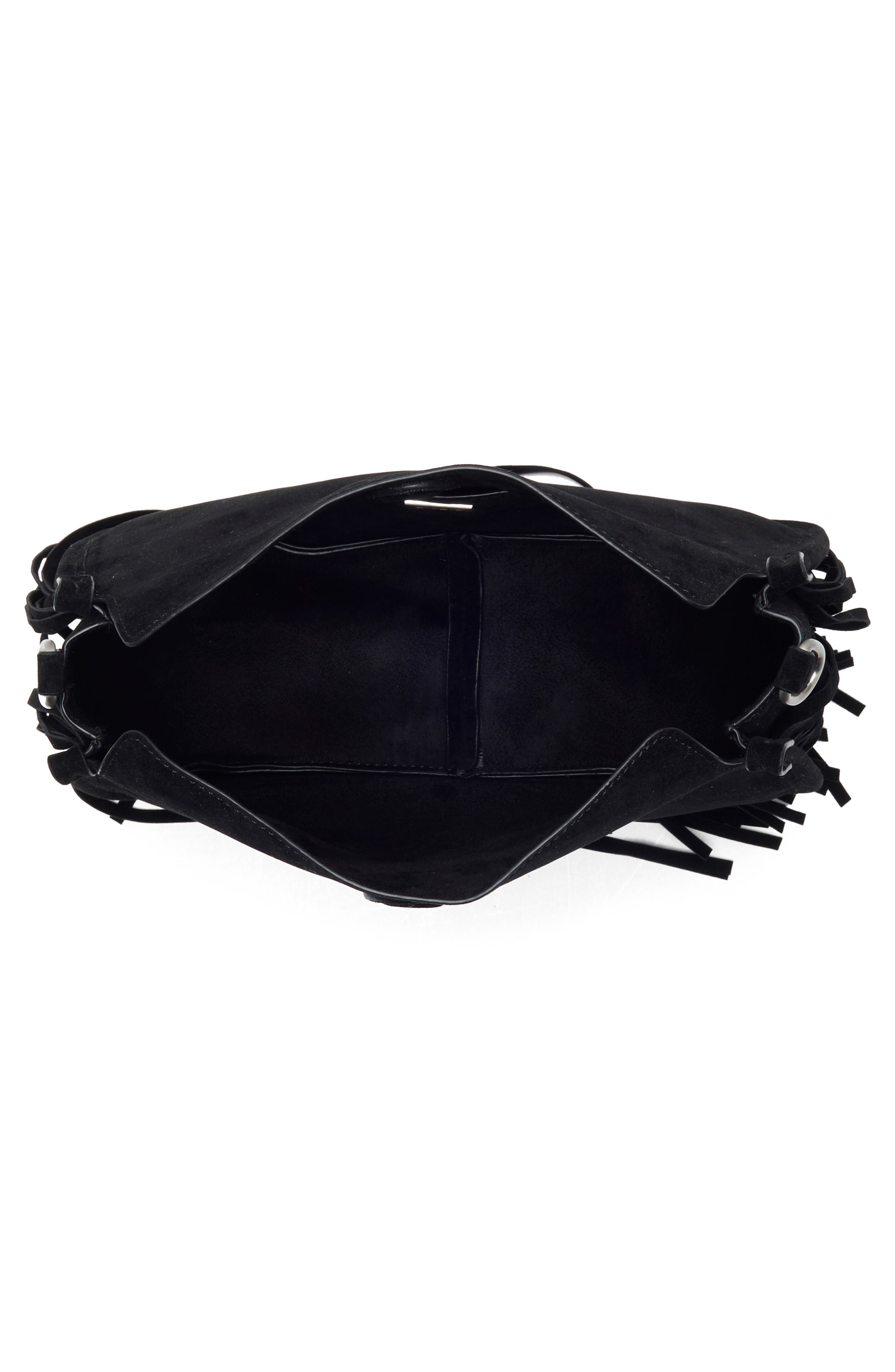 Fringe Hobo, Alternate, color, BLACK