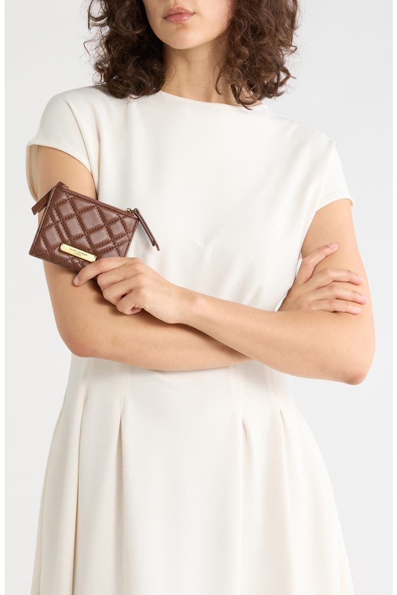 Brixton Leather Mini Purse, Alternate, color, WINE
