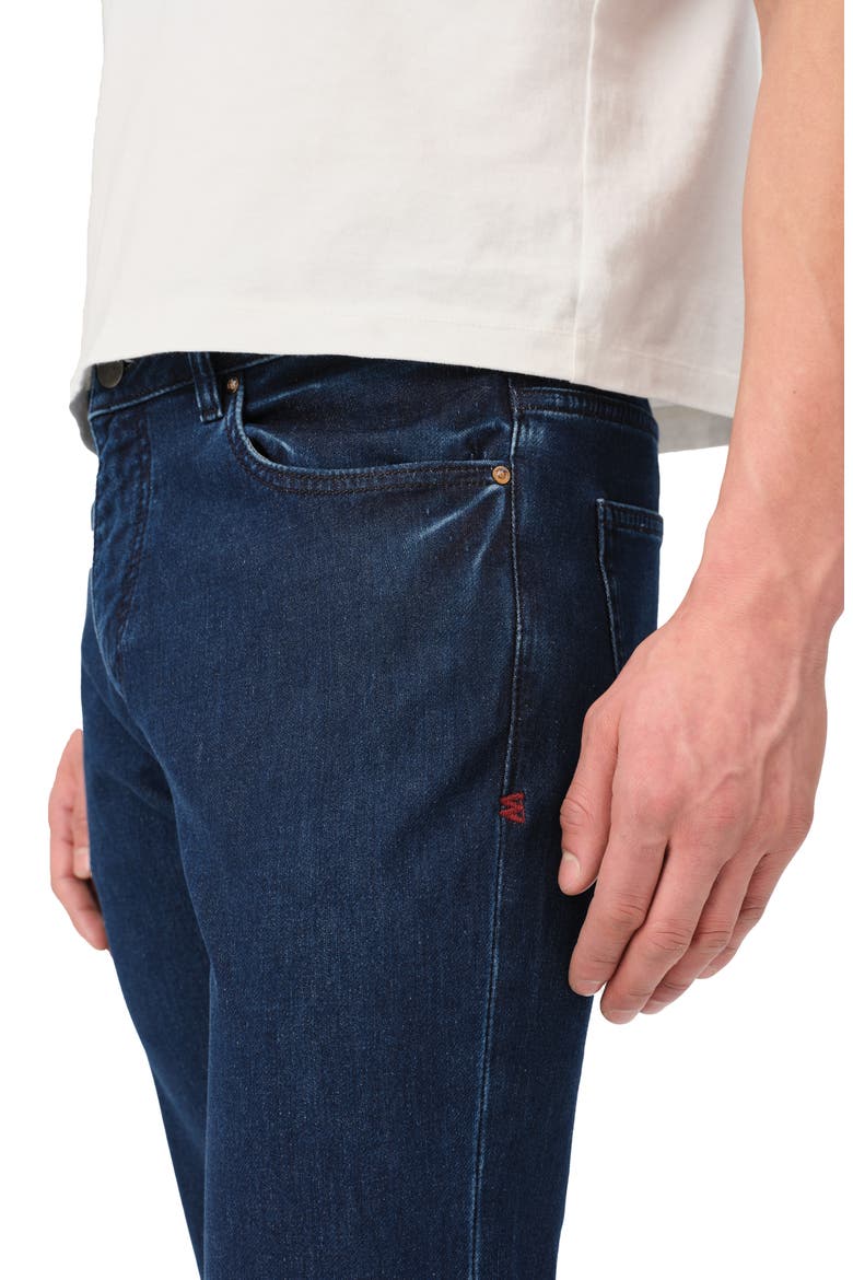 Ams Stretch Slim Fit Straight Leg Jeans, Alternate, color, TONAL MIDNIGHT