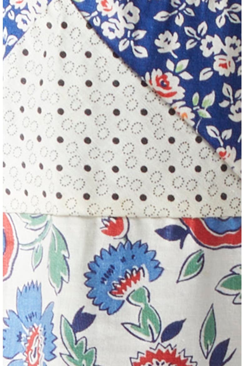 Thistle Star Long Sleeve Camp Shirt, Alternate, color, BLUE MULTI