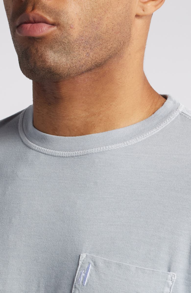 johnnie-O Brennan 2.0 Long Sleeve Pocket T-Shirt, Alternate, color, Steel