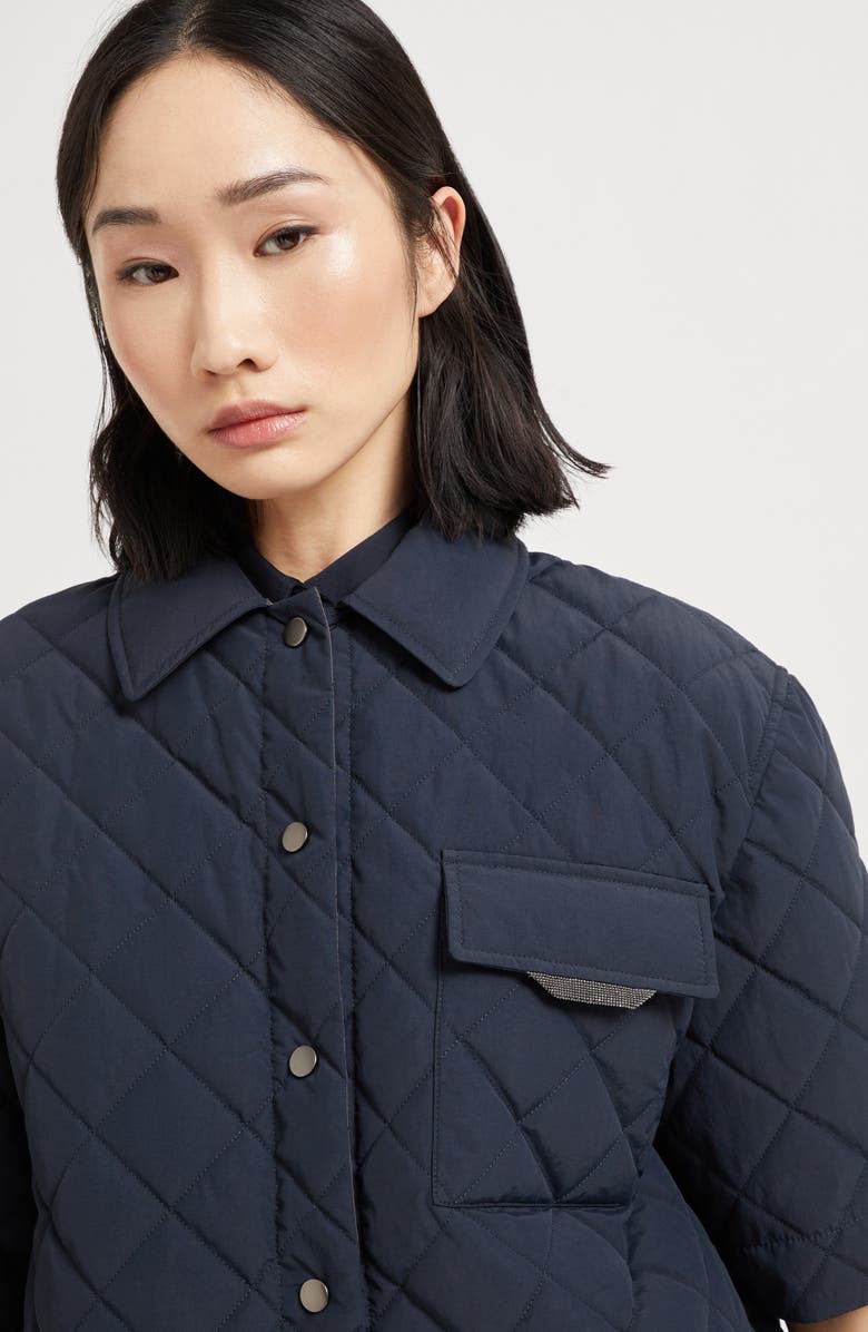 Brunello Cucinelli Outerwear with monili, Alternate, color, Blue