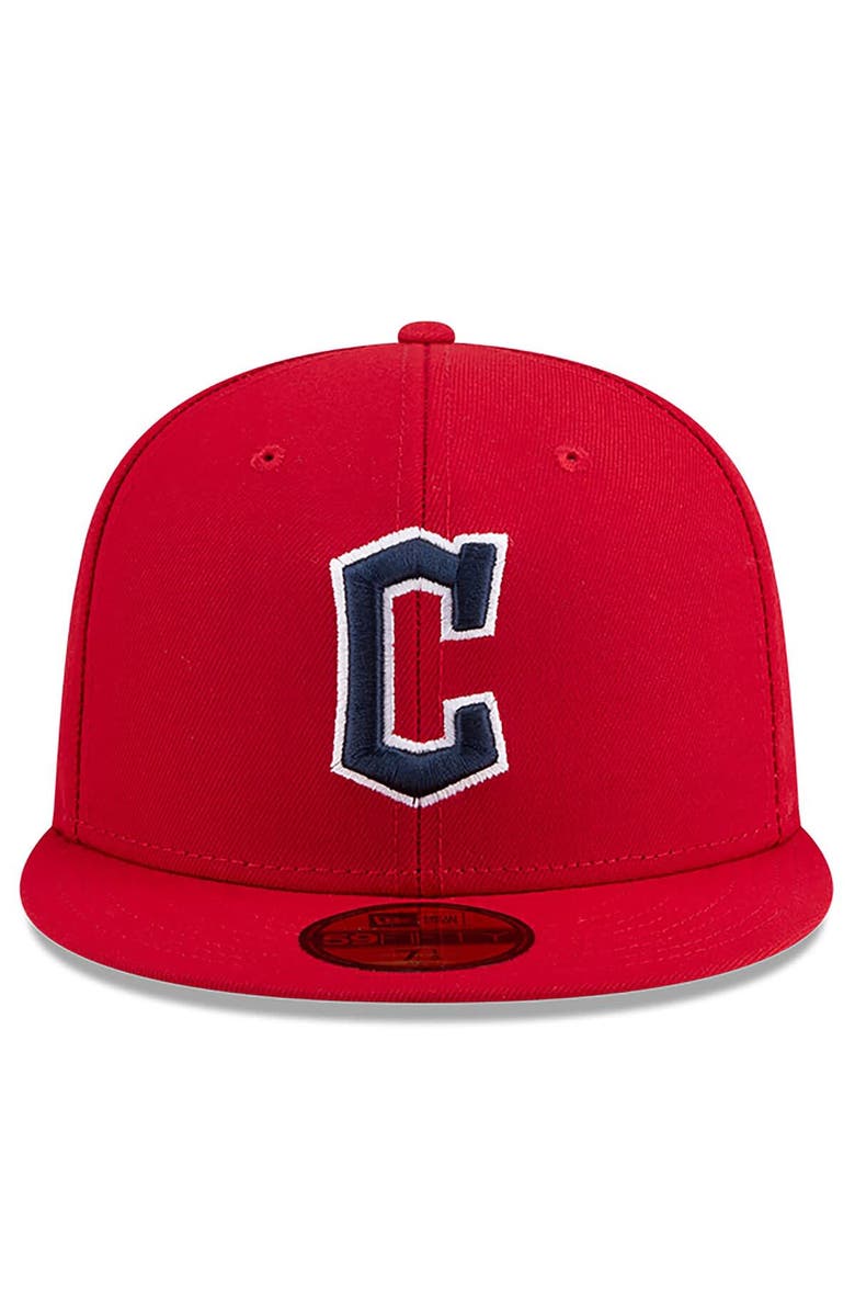 New Era Men's New Era Red Cleveland Guardians 2026 Jackie Robinson Day 59FIFTY Fitted Hat, Alternate, color, Red