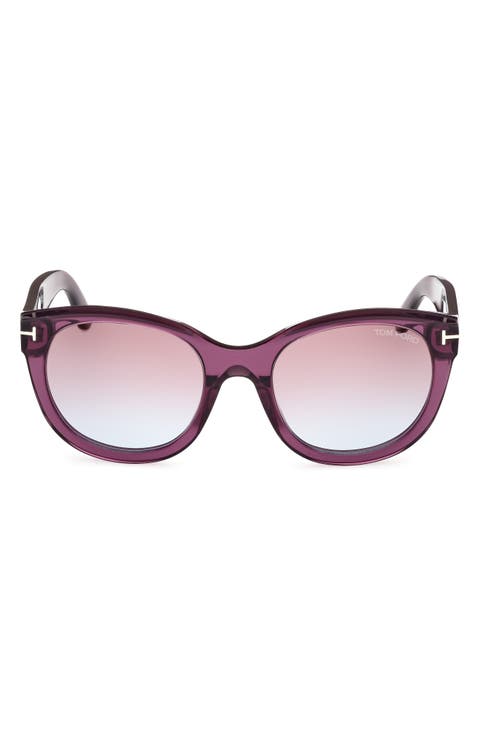 54mm Cat Eye Sunglasses