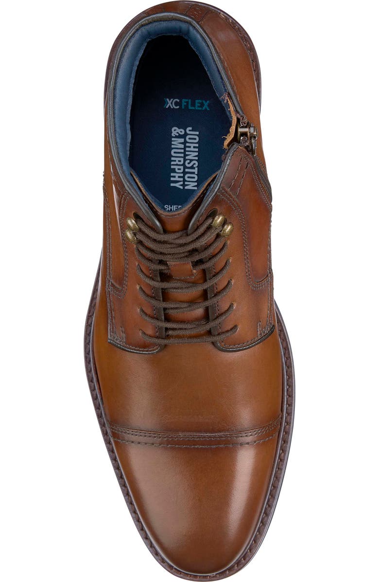 Johnston & Murphy Raleigh XC Flex Cap Toe Boot, Alternate, color, Tan