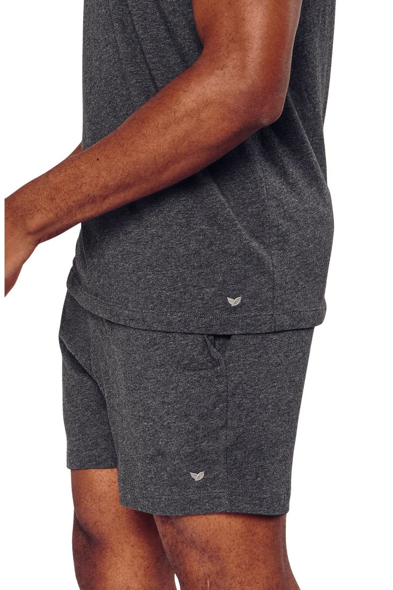 Pima Cotton Pajama Shorts, Alternate, color, GREY