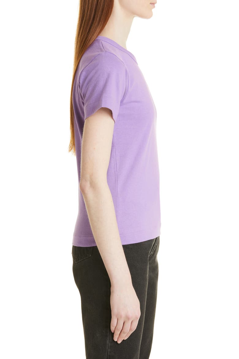 Small Heart Cotton T-Shirt, Alternate, color, PURPLE