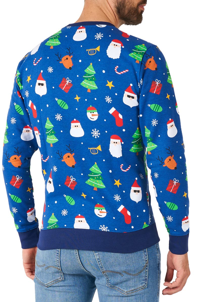 OppoSuits X-Mas Festivity Long Sleeve Sweater, Alternate, color,