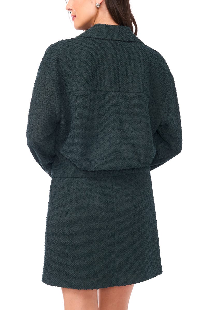 Vince Camuto Tweed Jacket, Alternate, color, Forest Night