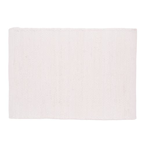 C & F Home C&f Home White Chindi Solid Color Machine Washable Placemats Set Of 6 In Neutral