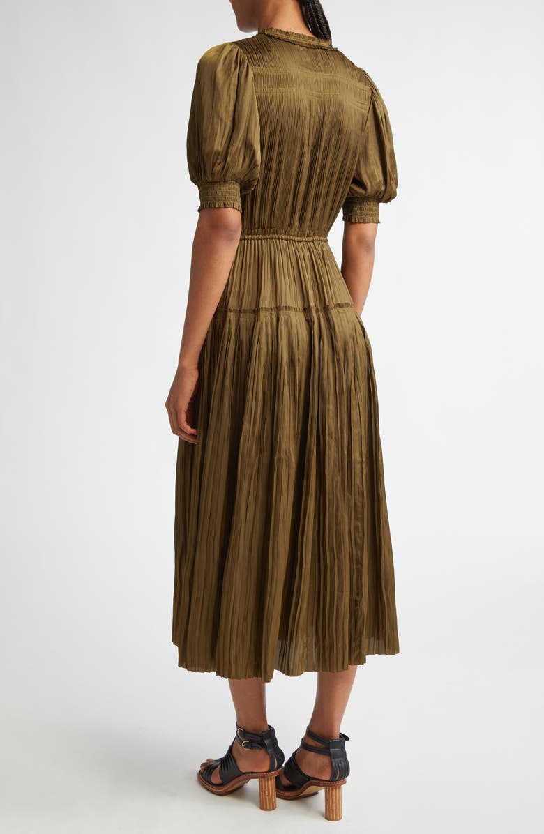 Ulla Johnson Astrid Pleated Maxi Dress, Alternate, color, 
