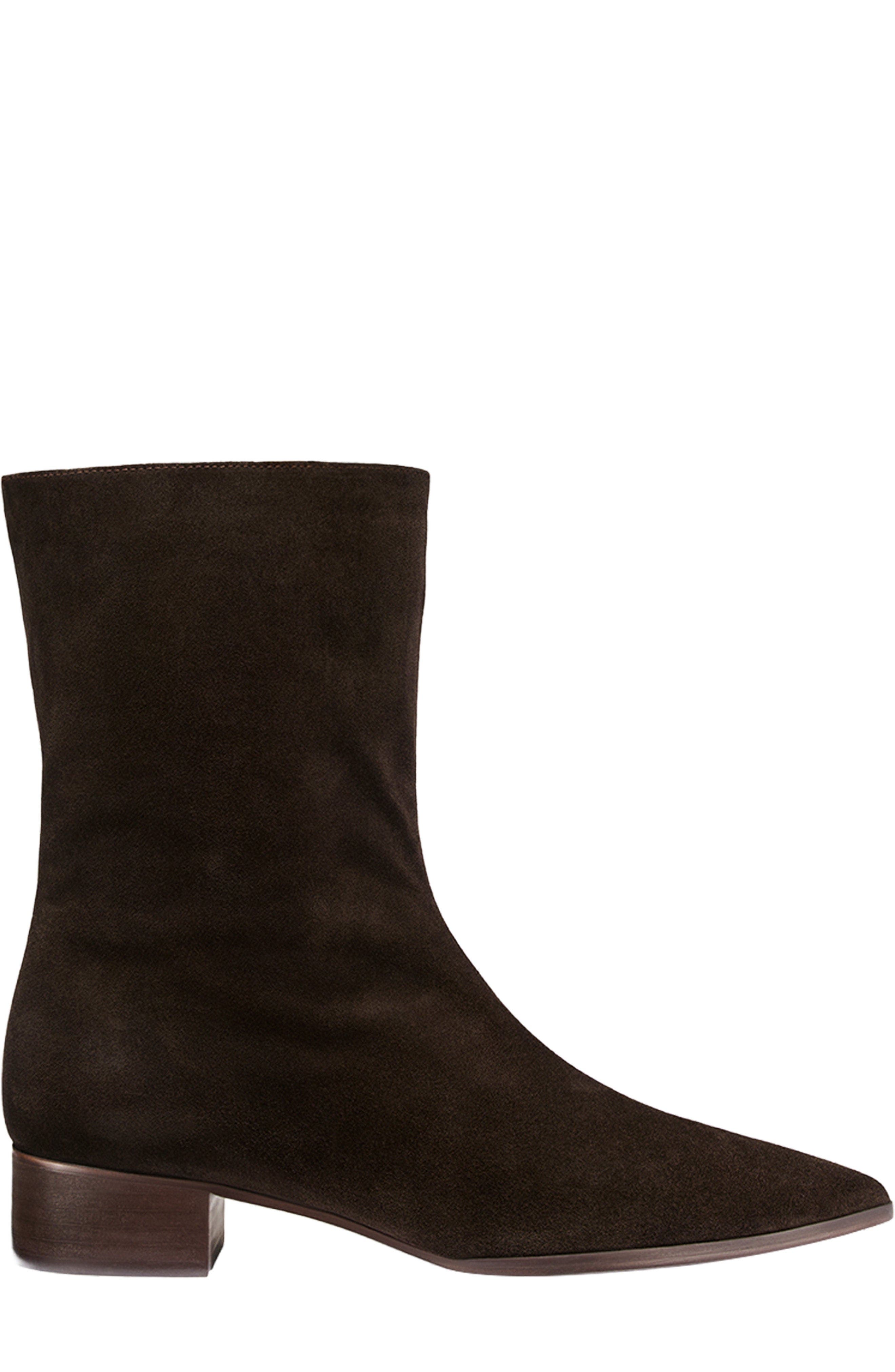 The Hayes Boot, Main, color, Dark Chocolate Suede