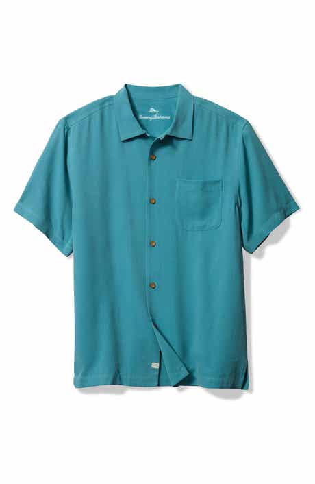Tommy Bahama Tommy Grand Prix Embroidered Graphic Silk Camp Shirt