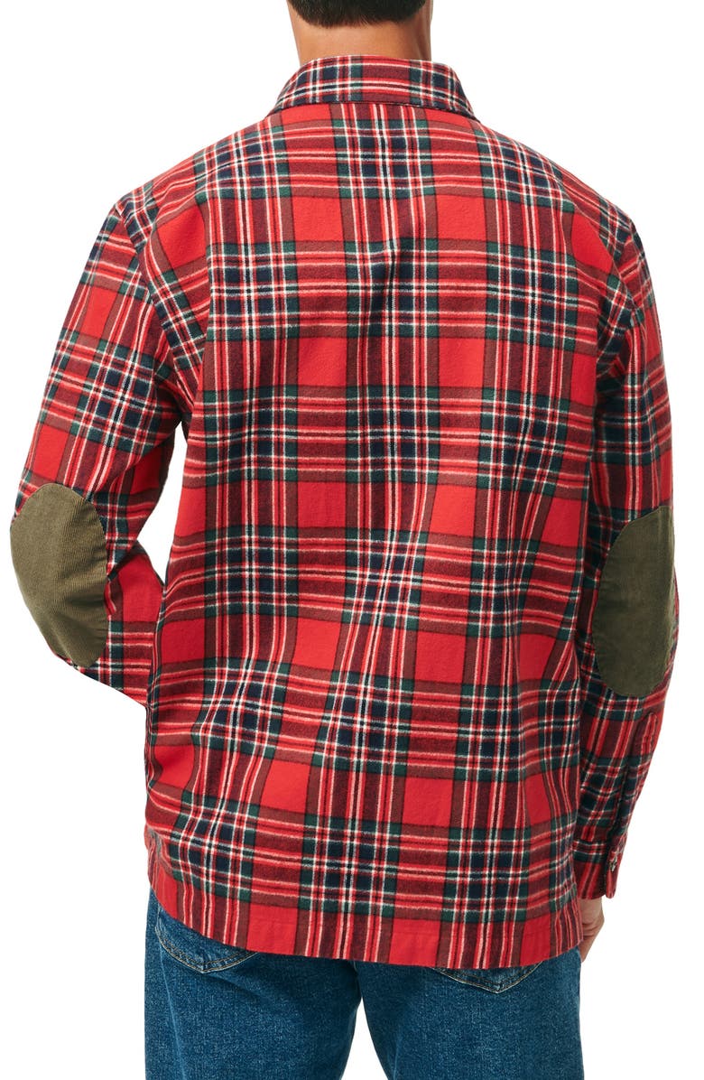 Brooks Brothers Plaid Regular Fit Flannel Button-Up Shirt, Alternate, color, 