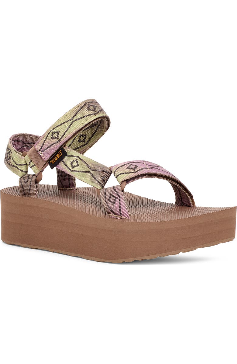 Teva Flatform Universal Sunscape Sandal, Main, color, Waterless Neutral