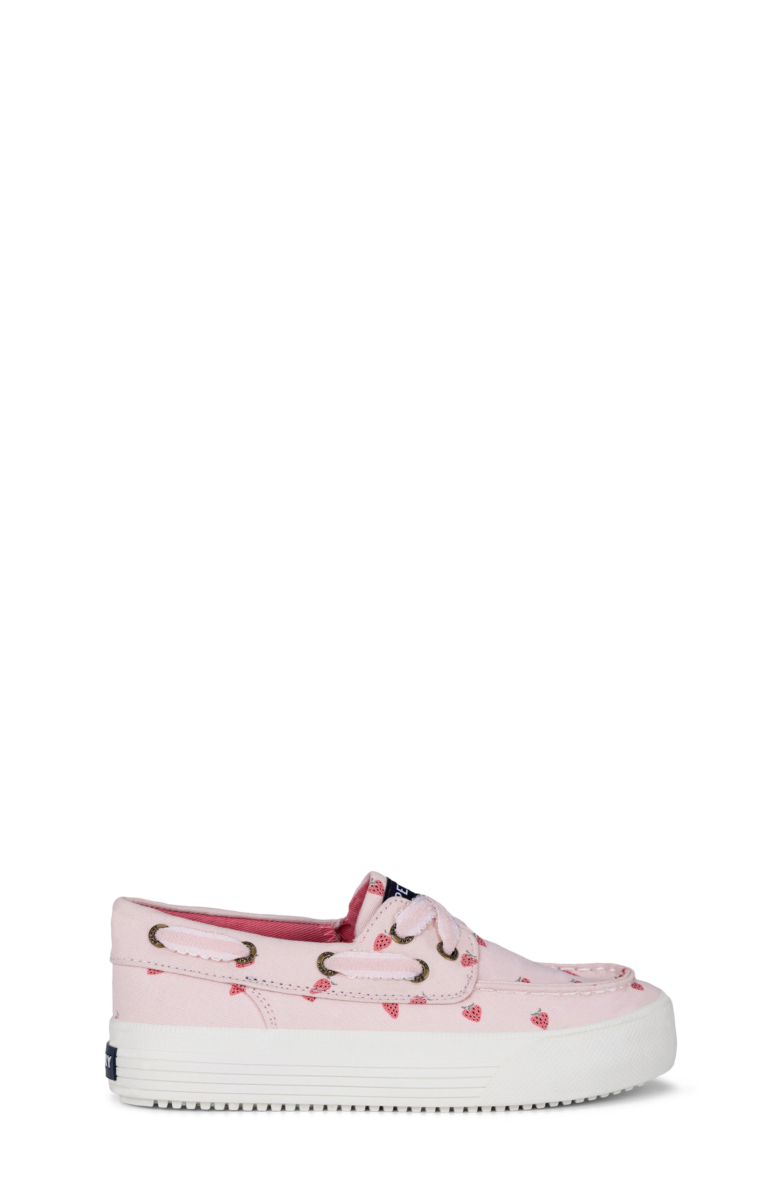 Kids' Bahama Platform Boat Shoe, Alternate, color, SWEET ROSE STRAWBERRIES