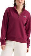 The North Face Evolution Simple Dome Cotton Blend Quarter Zip Sweatshirt