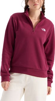 The North Face Evolution Simple Dome Cotton Blend Quarter Zip Sweatshirt