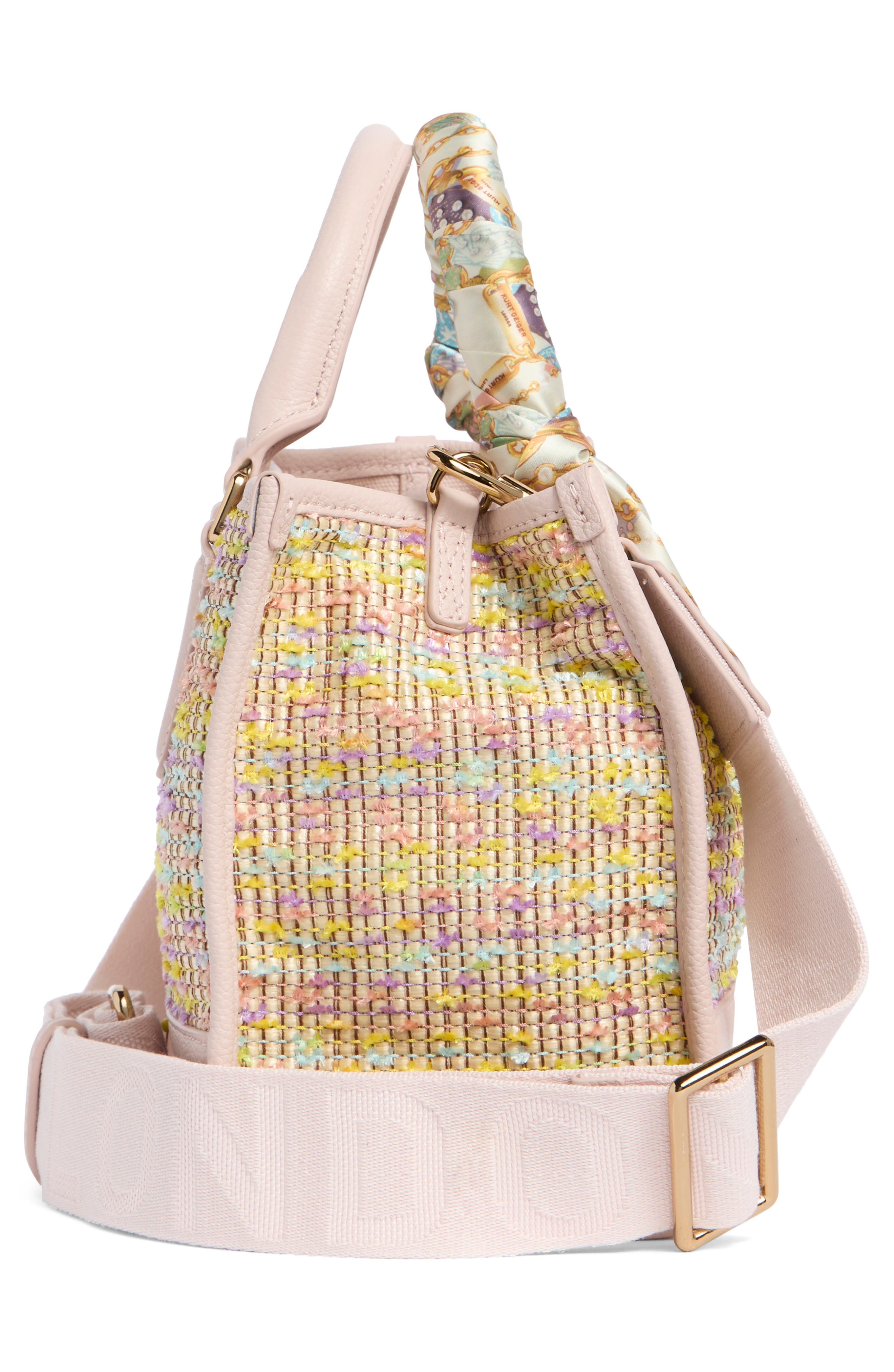 Kurt Geiger London Small Chiswick Tote Bag, Alternate, color, Pink Comb