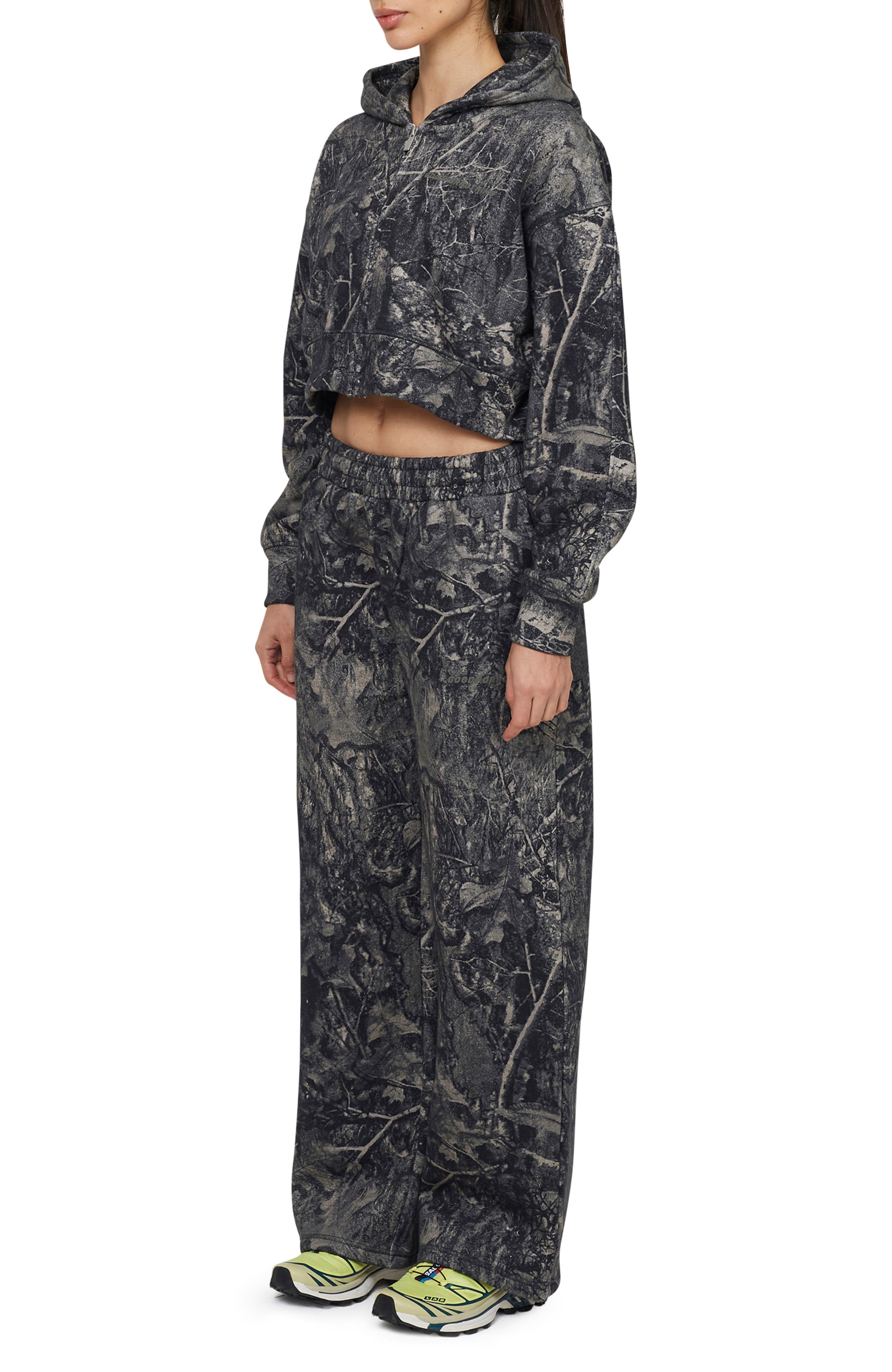 Woodland Blackout Camo Baggy Jogger - image 2