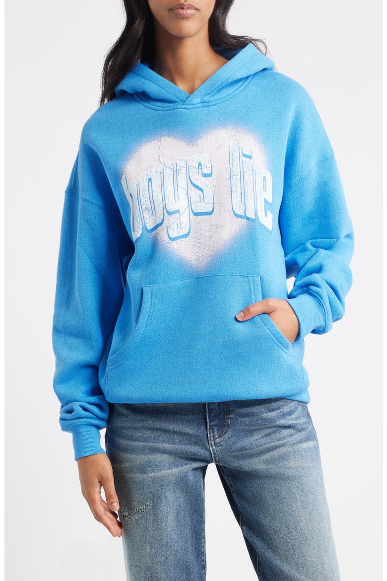 Charmer Racer Hoodie, Main, color, BLUE
