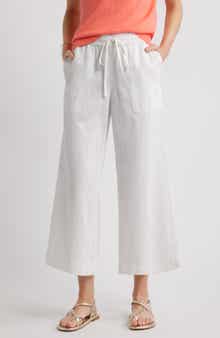 Caslon® Crop Drawstring Pants