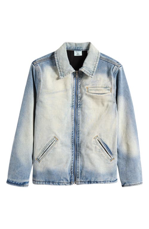 Pacsun Kids' Faded Denim Jacket In Indigo
