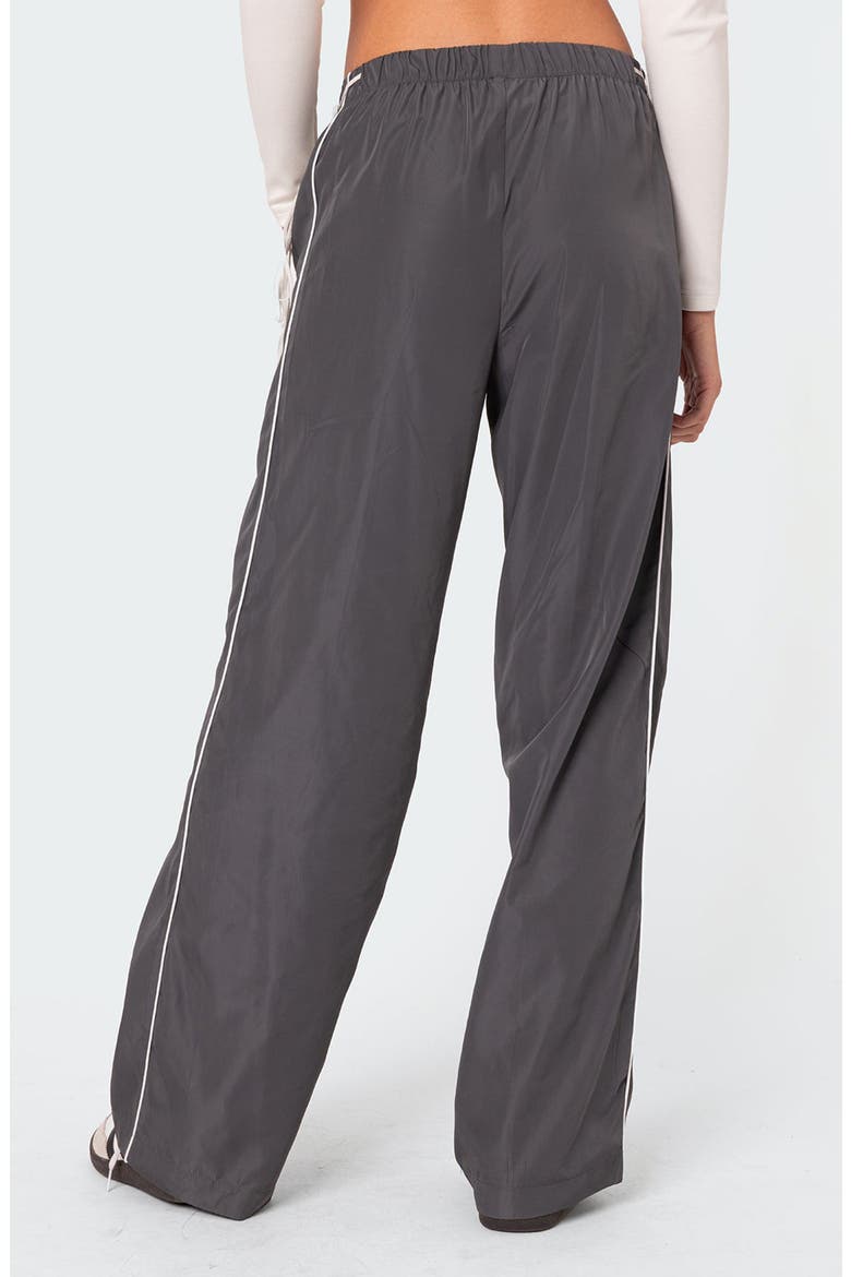 Scarlot Ribbon Track Pants, Alternate, color, DARK-GRAY