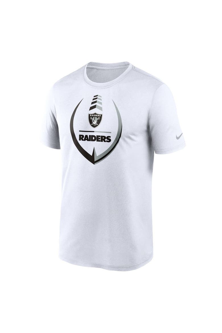 Men's Nike White Las Vegas Raiders Icon Legend Performance T-Shirt, Alternate, color, White