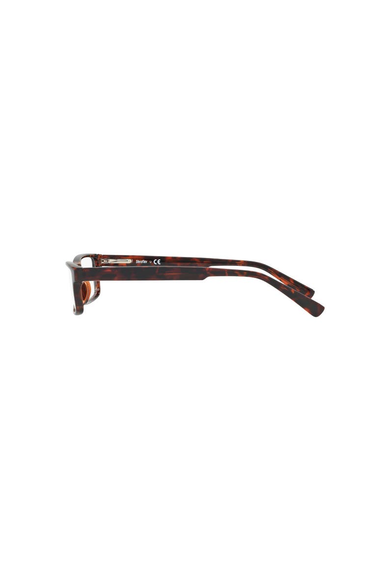 52mm Rectangle optical glasses, Alternate, color, Tortoise
