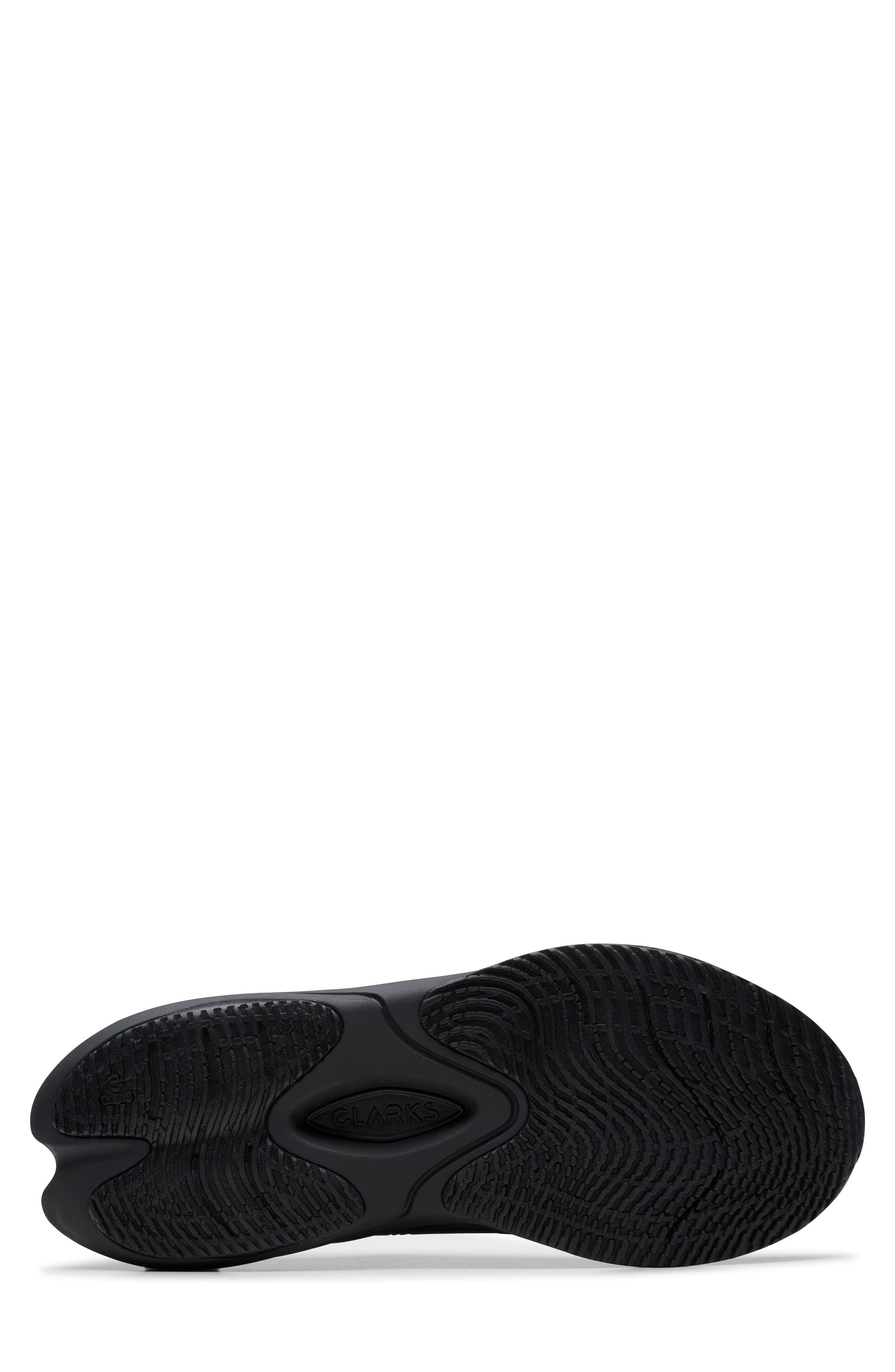 Clarks<sup>®</sup> Pace Lace-Up Sneaker, Alternate, color, Black