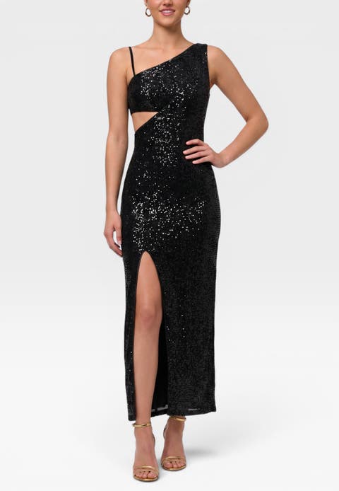 Phoenix One Shoulder Maxi Gown