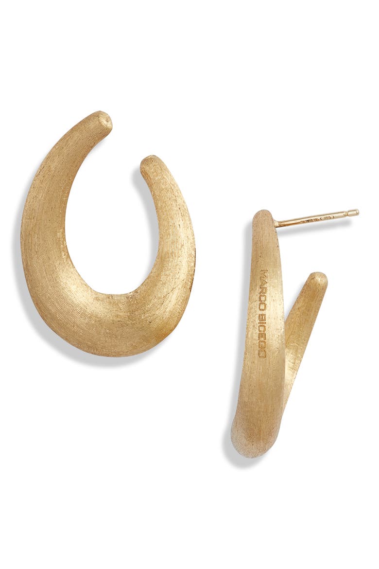 Lucia 18K Yellow Gold Medium Loop Wrap Earrings, Main, color, YELLOW GOLD