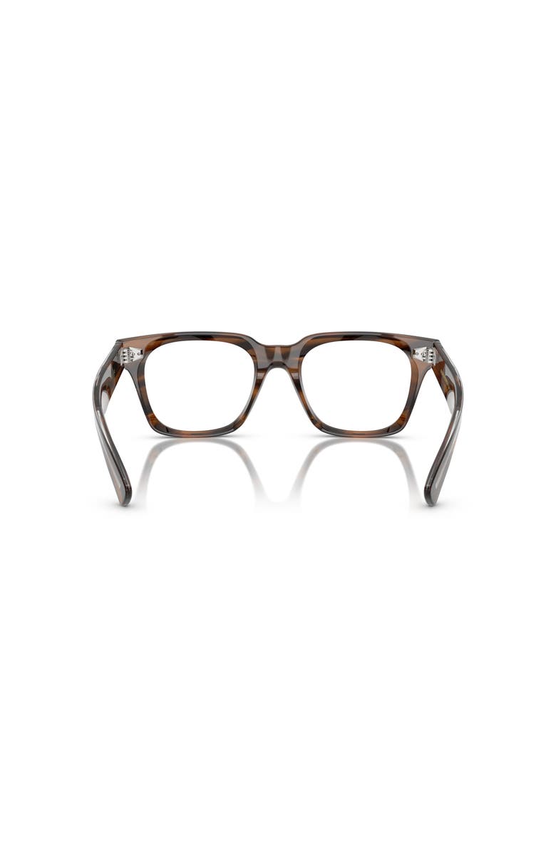 Oliver Peoples 51mm Rectangle optical glasses, Alternate, color, Brown