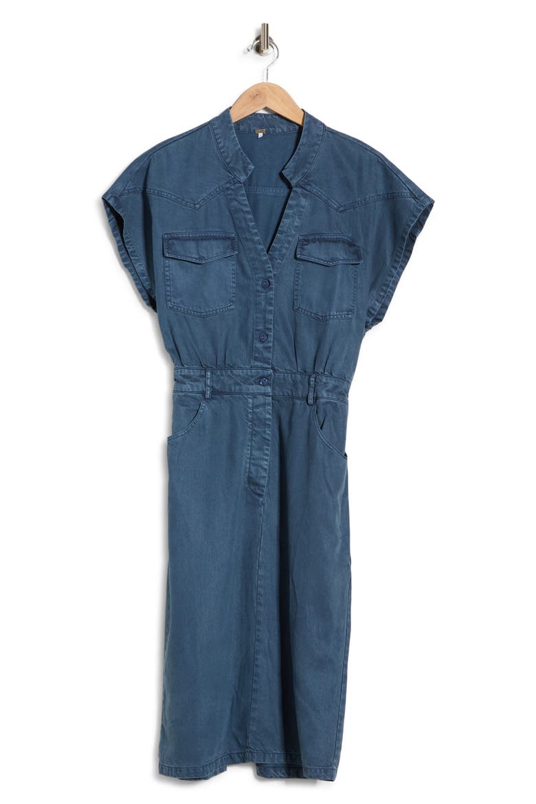 Yorkshire Denim Dress, Alternate, color, BLUE TIDE PIGMENT