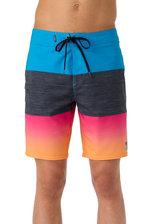 Neon pink mens bathing suit on sale