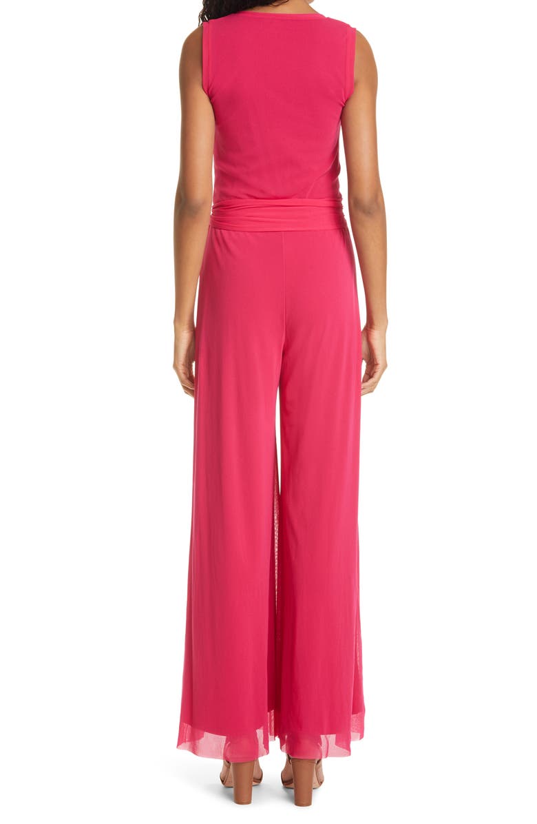 Fuzzi Tuta Wide Leg Jumpsuit, Alternate, color, 