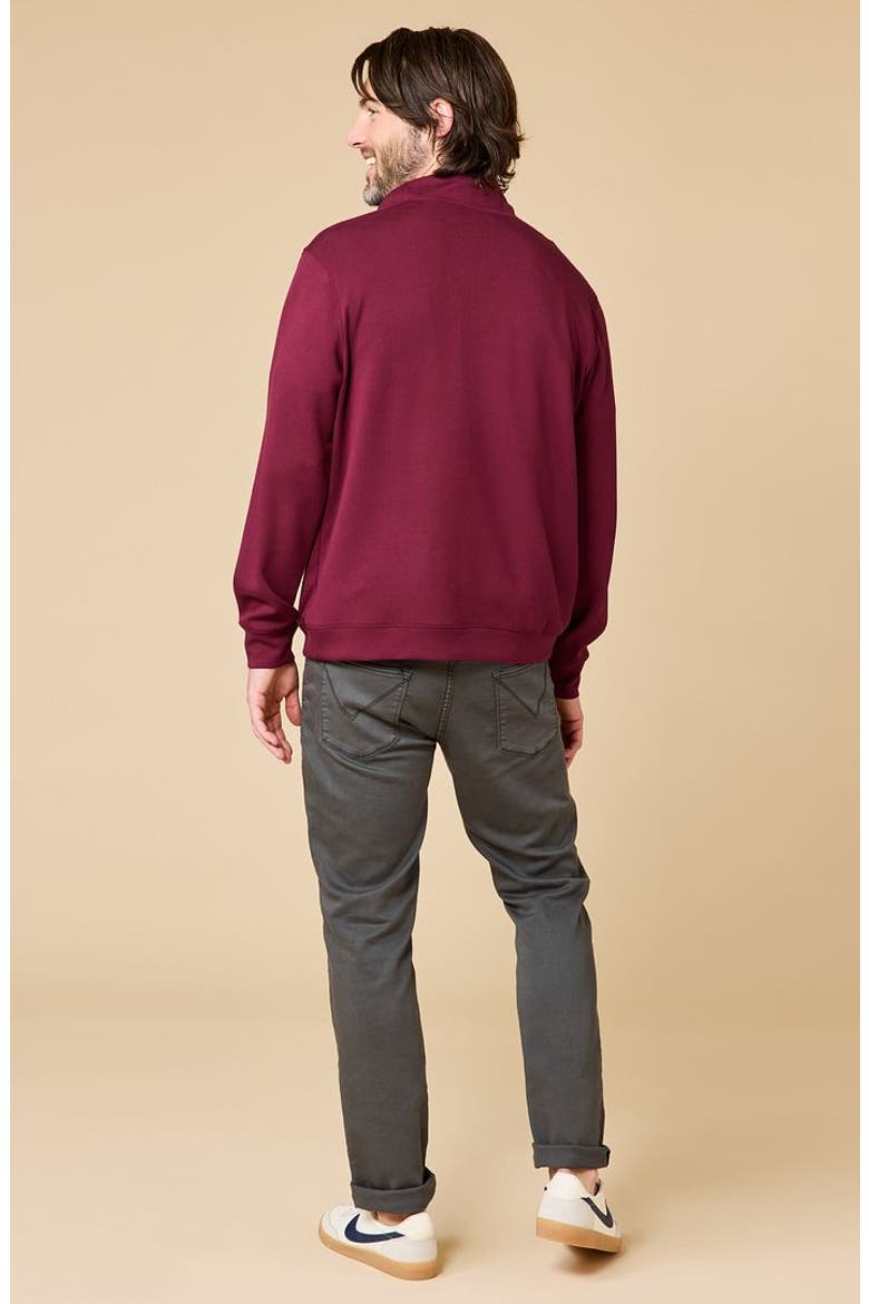 Men's DreamTech Athleisure Quarter Zip, Alternate, color, Cherry Cola